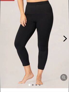 Shapermint Black High-Waist Capri Leggings
